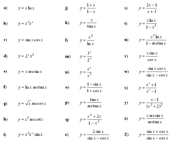 matematična-vaja-izračunaj-odvod-funkcije